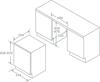 Prima PRRF100 Built-under Larder 135 Litres Integrated Fridge White