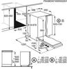 AEG FSB42607Z Integrated Dishwasher Stainless steel