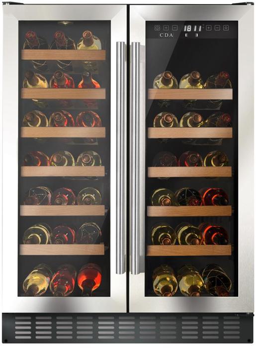 CDA FWC624SS 40 x 75cL Bordeaux bottles Wine Cooler Stainless steel