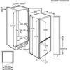 Zanussi ZBB28651SV 70/30 Frost Free 253Litres Integrated Fridge Freezer White