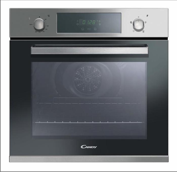 Candy FCP405X/E Single Electric Oven + CHG74WPX 5 Burner Gas Hob ( Oven and Hob Pack ) Stainless steel