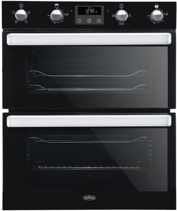 Belling BI702FP 444444782 70cm Built-Under Double Electric Oven Black