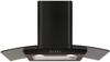 CDA ECP72BL 70cm Curved Class Canopy Hood Black