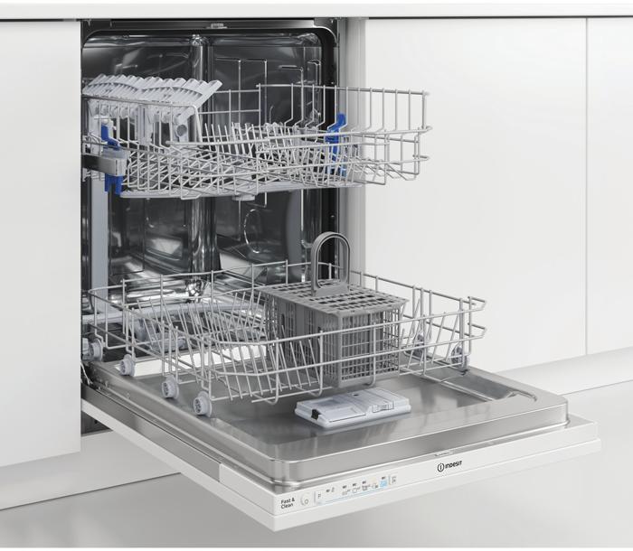 Indesit DIE 2B19 UK Ecotime 60cm 13 Places (DIE2B19UK) Integrated Dishwasher White