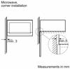 Bosch BEL523MS0B Serie | 4 60cm 800W 20Litres Built-in Microwave Stainless steel