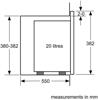 Bosch BEL523MS0B Serie | 4 60cm 800W 20Litres Built-in Microwave Stainless steel