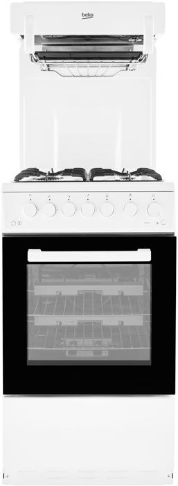 BEKO KA52NEW 50cm Single Oven Eye Level Freestanding Gas Cooker White