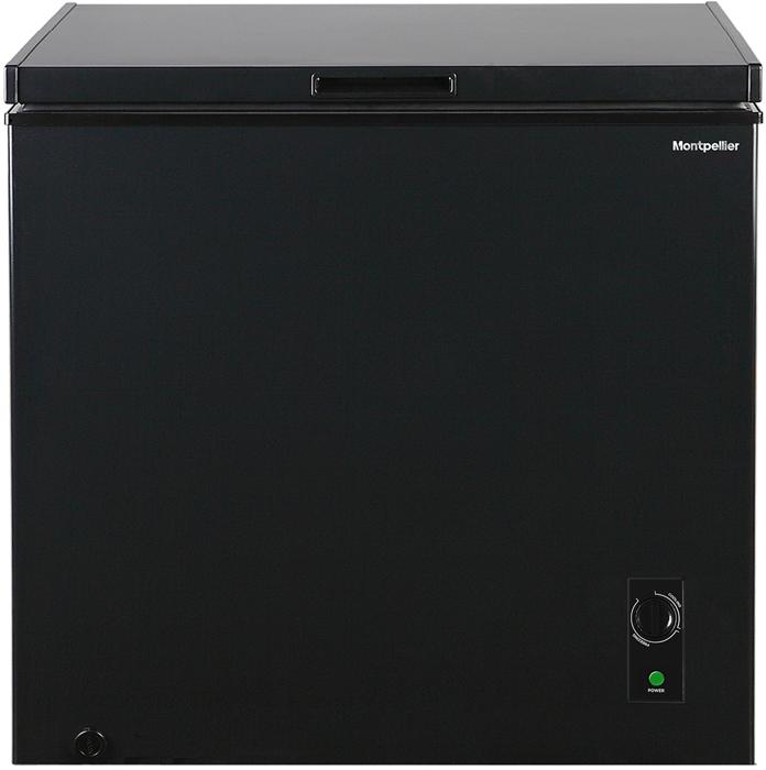 Montpellier MCF198BK-ECO 198Litres Chest Freestanding Freezer Black