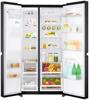 LG GSL760MCKV DoorCooling+™  *FROST FREE* 601Litres 91.2cm Plumbed Ice + Water American Style Fridge Freezer Black