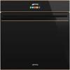 Smeg SFP6604NRE Dolce Stil Novo 60cm Single Pyro Multifunction Built-in Single Electric Oven Black