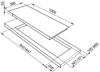 Smeg PX1402 100cm, “LINEA” Ultra Low Profile Gas Hob Stainless steel