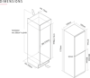 Caple Ri5506  *Frost Free* 50/50 233 Litres Integrated Fridge Freezer White