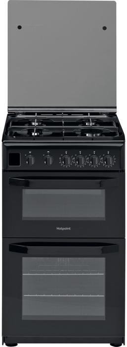 Hotpoint HD5G00CCBK/UK 50cm Freestanding Gas Cooker Black