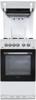 Montpellier MEL50W 50cm 62 Litres Eye Level Freestanding Gas Cooker White
