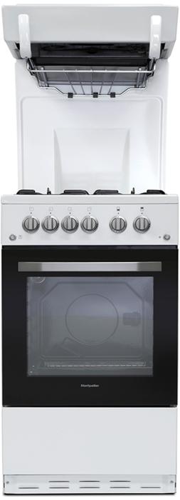 Montpellier MEL50W 50cm 62 Litres Eye Level Freestanding Gas Cooker White