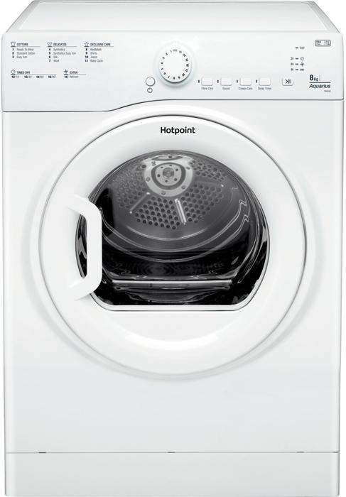 Hotpoint TVFS 83C GP UK ( TVFS83CGP ) AQUARIUS 8kg Vented Freestanding Dryer White