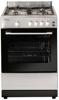 Teknix TKGF61X 60cm 55-Litre 4 Burner with Wok Freestanding Gas Cooker Stainless steel