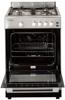 Teknix TKGF61X 60cm 55-Litre 4 Burner with Wok Freestanding Gas Cooker Stainless steel