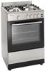 Teknix TKGF61X 60cm 55-Litre 4 Burner with Wok Freestanding Gas Cooker Stainless steel