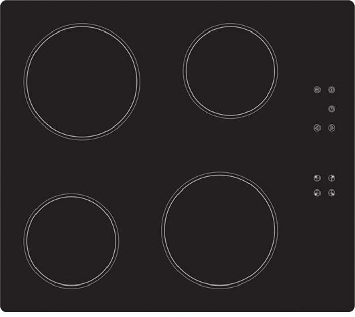 Prima PRCEH106 60cm Ceramic Hob Black