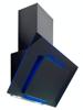 CATA UBHHH70BK 70cm Aurora Led Halo Angled Halo Glass Hood Black