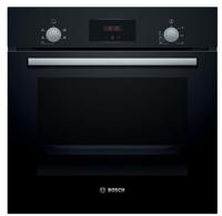 Bosch HHF113BA0B Serie | 2 60cm 66 Litres Built-in Single Electric Oven Black
