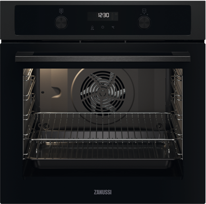 Zanussi ZOCND7K1 - Fan Oven - 72 Litres Built-in Single Electric Oven Black