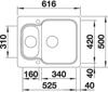Blanco Nova 6-U 1.5 Bowl Undermount Sink White