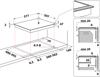 Indesit Aria RI 261 X ( RI261X )  60cm 4 Zone Ceramic Hob Black