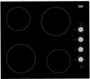 BEKO BSF210SX Large Capacity Oven and 4 Zone Ceramic Hob ( Oven and Hob Pack ) Stainless steel