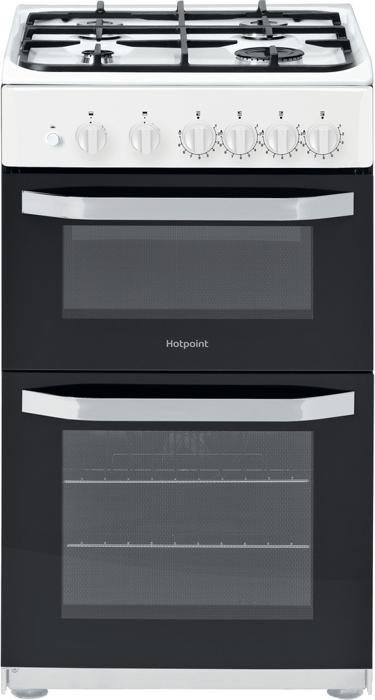 Hotpoint HD5G00KCW/UK 50cm Freestanding Gas Cooker White