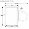 Siemens WT45N202GB iQ300 8kg Condenser Tumble Freestanding Dryer White