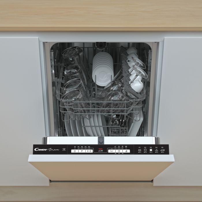 Candy CDIH 2L952-80  9Place settings 45cm ( CDIH2L952 ) Integrated Dishwasher White