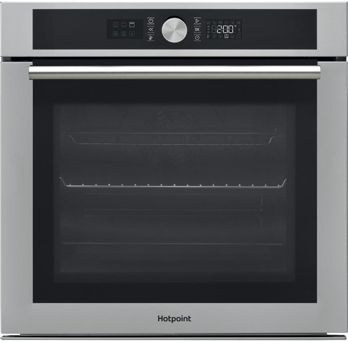 Hotpoint SI4854HIX Single Electric Oven + PPH60GDFIX 4 Burner Gas Hob ( Oven and Hob Pack ) Stainless steel