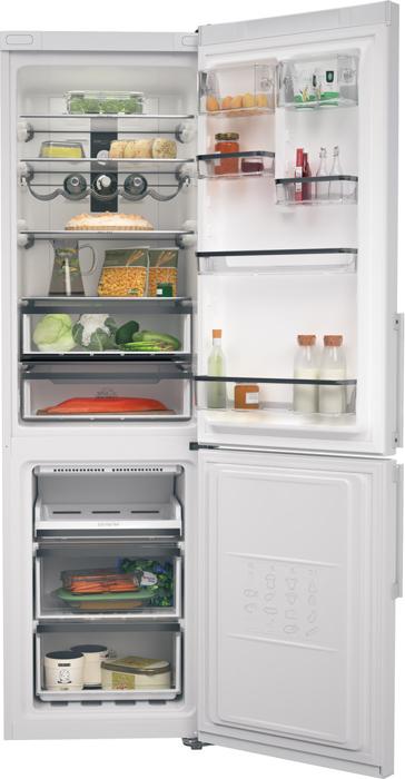 Hotpoint H7NT 911T W H 1 60/40 371Litres ( H7NT911TWH1) No Frost Freestanding Fridge-Freezer White