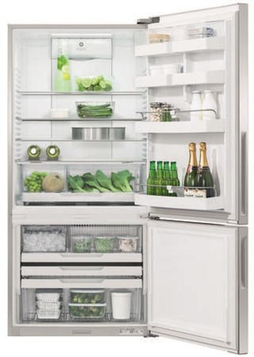 Fisher & Paykel RF522BRPUX6 70/30 79cm, Designer *Frost Free* Freestanding Fridge-Freezer Ezkleen Steel