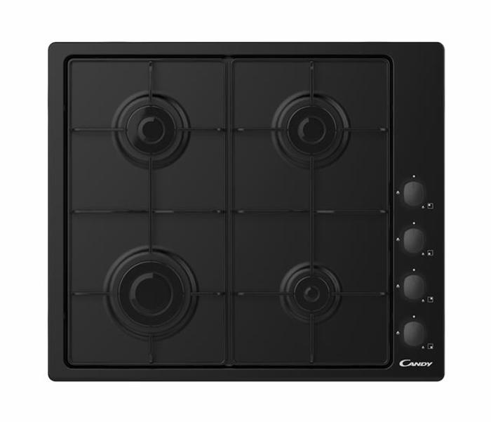 Candy CHW6LBB 60cm 4 Burner Gas Hob Black