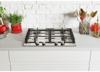 Hoover HOC3358IN WIFI Single Electric Oven + HHG6BRMX 4 Burner Gas Hob ( Oven and Hob Pack ) Stainless steel
