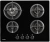 Stoves GTG60C 444410193 60cm 4 Burner Gas Hob Black