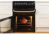 Hotpoint CH60DHKF Harrogate 60cm Freestanding Dual Fuel Cooker Black