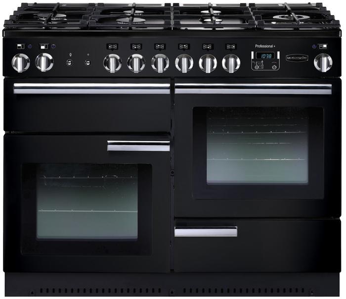 Rangemaster PROP110DFFGB 91680 Professional Plus 110 Dual Fuel Range Cooker Black