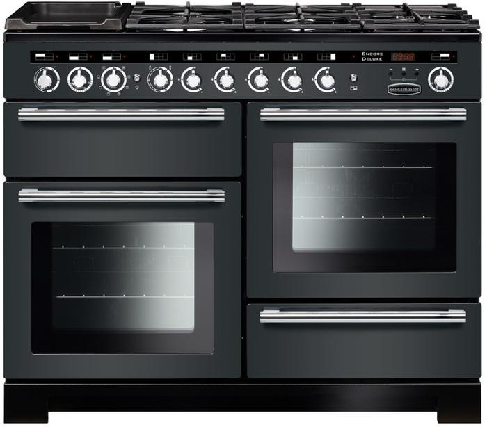 Rangemaster EDL110DFFSL/C (117270) 110CM "ENCORE" DELUXE DUAL FUEL Dual Fuel Range Cooker Slate