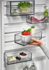 AEG RCB632E4MX 6000 SERIES 186cm *NO FROST* 198Litres 60/40 Freestanding Fridge-Freezer Stainless steel