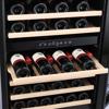 Amica AWC600BL 60cm Under counter 45 bottles Dual Zones Wine Cooler Black