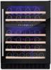 Amica AWC600BL 60cm Under counter 45 bottles Dual Zones Wine Cooler Black