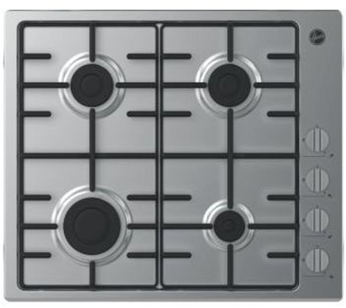 Hoover HHW6LK3X H-HOB 300 4 Burner Gas Hob Inox