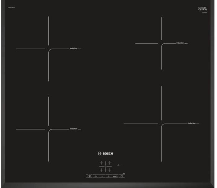 Bosch PIE651BB1E Serie | 4 60cm 4 x Cooking Zones Induction Hob Black