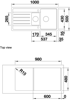 Blanco LEGRA 6 S SILGRANIT Inset Sink Anthracite