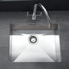 Carysil SQI04  53cm Qube Large Bowl (SQ14 SQI4) Undermount Sink Brushed Steel