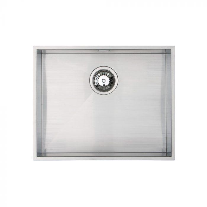 Carysil SQI04  53cm Qube Large Bowl (SQ14 SQI4) Undermount Sink Brushed Steel